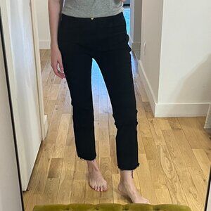Women's Frame Black Le Bardot Straight Jeans - Size 26